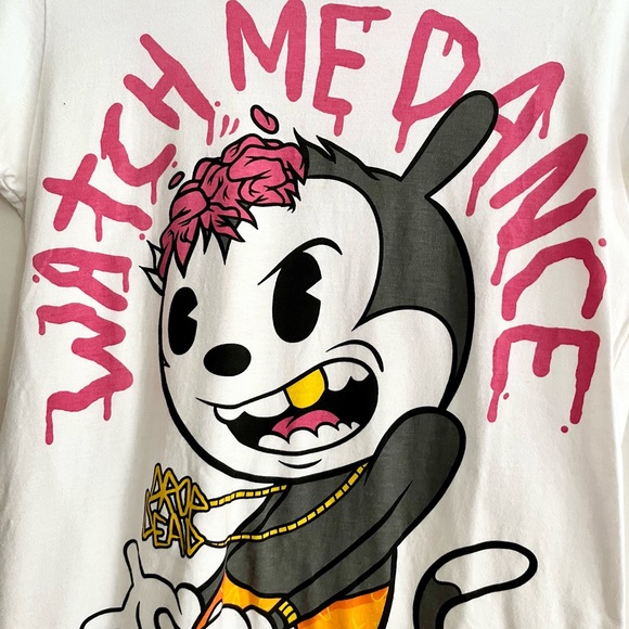 Drop Dead Collab x Toddla T Watch Me Dance Mens Tee Shirt - Picture 3 of 4